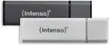 Produktbild: INTENSO Alu Line 2x USB-Stick, 32 GB, 28,00 MB/s, Silber/Anthrazit