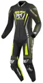 Produktbild: Berik Absolute GP 1-Teiler Motorrad Lederkombi, schwarz/fluo-gelb/grün, 56