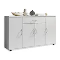 Produktbild: LILLY Sideboard in Weiß  Moderne Kommode mit Schublade und viel Stauraum für ...