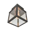Produktbild: Deckenlampe Rotterdam Leuchter Außenleuchte E27 LED schwarz Edelstahl Outdoor