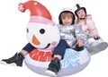 Produktbild: Aufblasbarer 2-Personen Schneerutscher „Snowman“ – 138×74×80 cm