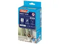 Produktbild: tesa® Klett-Fliegengitter INSECT STOP Premium, gegen Pollen und Insekten, zum Befestigen an Fensterrahmen, L 1300 x B 1500 mm, anthrazit-transparent