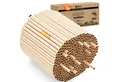 Produktbild: BEESI Insektenhotel 1200x Nisthülsen aus Pappe 15 cm lang Durchmesser 6 UND 8 mm gemischt, (Set, 1200-St), ‎25,9 x 24,8 x 15,4 cm