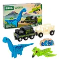 Produktbild: BRIO World - 36096 Dinosaurier Batteriezug - Spielzeugzug für Kinder ab 3 Jahren