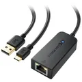 Produktbild: Cable Matters Micro USB Ethernet Adapter Bis zu 300+ Mbit/s (Fire TV Stick LAN Adapter, Fire TV LAN) für Streaming Sticks, einschließlich Chromecast, Google Home Mini und mehr