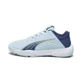 Produktbild: PUMA Beschleunigen Sie Jr Handballschuh, Silver Sky Persian Blue White, 37.5 EU