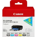 Produktbild: Canon PGI-550/CLI-551 Multipack PGBK/C/M/Y/BK/GY