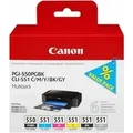Produktbild: Canon PGI-550/CLI-551 PGBK/C/M/Y/BK/GY Multi Pack - 6er-Pack - Grau, Schwarz, Gelb, Cyan, Magenta - Original - Tintenbehälter