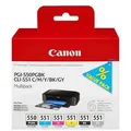 Produktbild: Canon PGI-550, CLI-551 (6496B005) - Tintenpatrone, black + color (schwarz + farbe)