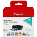 Produktbild: CANON Tinte PGI-550PGBK + CLI551 Multipack