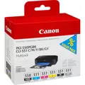 Produktbild: Canon PGI-550 / CLI-551 PGBK/C/M/Y/BK/GY Druckertinte - Multipack mit 6 Tinten für PIXMA Tintenstrahldrucker ORIGINAL
