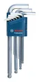 Produktbild: Bosch Professional Innensechskantschlüssel, Hex Schlüssel Set, 9-teilig - 1600A01TH5 (9 Teile)