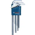 Produktbild: Bosch Professional Hex 600A01TH5 9-tlg Inbusschlüssel-Set Kugelköpfe Stahl