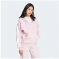 Produktbild: adidas Sportswear Kapuzensweatshirt W 3S FL FZ HD rosa XS (30/32)