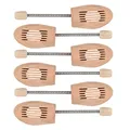 Produktbild: Comfort Concept Schuhspanner Schuhdehner aus Echt-Holz mit Metall-Spiralfeder, Holz-Schuhformer, Schuhstrecker, atmungsaktiv, für Damen und Herren, 3 Paar, Gr. 40/41 Damen