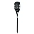 Produktbild: LED Solar Fackel Kerze schwarz Gartenlampe Solarleuchte Deko  Outdoor Garten
