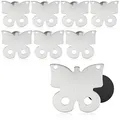 Produktbild: com-four® 8X Tischdeckenbeschwerer magnetisch - Tischtuchgewichte aus Edelstahl - schwere Tischtuchklammer