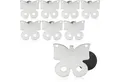 Produktbild: com-four Tischtuchklammern, (8-St), Tischtuchgewichte aus Edelstahl – magnetische Tischtuchklammer