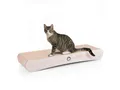 Produktbild: Canadian Cat Company Kratzpappe Kratzbrett - Jumbo Wave XXL - Naturfarben, (Qualitäts-Kratzbrett, 1-tlg., inkl. Katzenminze), besonders großes Kratzbrett, auch für große Katzen ca. 86 x 27 cm