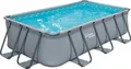Produktbild: Summer Waves Elite Frame Pool Aufstellpool rechteckig Grau 400x200x100 cm