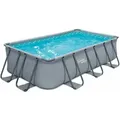 Produktbild: Summer Waves - Elite Frame Pool Aufstellpool rechteckig Grau 400x200x100 cm
