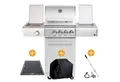 Produktbild: ALL'GRILL Gasgrill CHEF Paket S2 Backburner Seitenkocher Steakzone