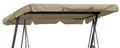 Produktbild: Hollywoodschaukel Dachbezug 200 x 145 cm Beige Wasserdicht | Universal Ersatzdach Gartenschaukel 3 Sitzer | UV 50 Schaukel Dach Ersatz Bezug