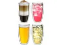 Produktbild: Creano Teeglas Thermoglas “SH” 4er-Set 400ml, Borosilikatglas, 4 Gläser