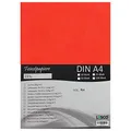 Produktbild: GMUND Transparentpapier DIN A4 Farbe Rot / LYSCO® Feinstpapierset mit 25 Blatt Inhalt (FPA-122) - bedruckbar, sehr gute Qualität, für Einladungen, als Einlegeblätter für Alben, Fotoalben, Fensterbilder, Bastelarbeiten uvm.