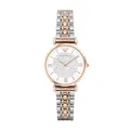 Produktbild: Emporio Armani Uhr für Damen , Zweizeiger Uhrwerk, 32mm Rose Gold Edelstahlgehäuse mit Edelstahlarmband, AR1926