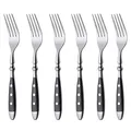 Produktbild: GRÄWE Tafelgabeln 6 Stück, Essgabel aus rostfreiem Edelstahl, handpoliert, spülmaschinengeeignet - Serie Nürnberg