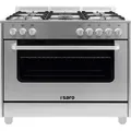 Produktbild: SARO Multifunktionsherd Gas/Elektro Modell TS95C61LX - Silber