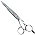 Produktbild: Kasho Damascus Haarschneideschere 6,0 Zoll Offset