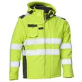 Produktbild: Elka Herren Visible Xtreme Winter Softshelljacke EN ISO 20471, L, fluoreszierend gelb/grau, Large