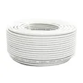 Produktbild: Premium X 25m Mini Koaxial Sat Kabel 4mm extra dünn Weiß Koax Antennenkabel 2-Fach geschirmt platzsparend & flexibel einsetzbar für Sat | Kabel | DVB-T - Ultra HD 4K 3D