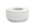 Produktbild: PremiumX 25m Mini Koaxial Sat Kabel 4mm Weiß Koax 2-fach TV-Kabel