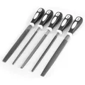 Produktbild: STAHLWERK Stahlfeilen 5Er Set 200 Mm 8 Zoll Raspeln Metallfeilen Feilen-Satz