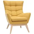 Produktbild: Miliboo Sessel, Gelb, Textil, 93x101x75 cm, Wohnzimmer, Sessel, Polstersessel
