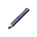 Produktbild: STABILO - Buntstift, Wasserfarbe & Wachsmalkreide - woody 3 in 1 - Einzelstift - ultramarinblau