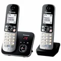 Produktbild: PANASONIC - Panasonic KX-TG6822 Duo Téléphones Sans fil Noir - KX-TG6822FRB (französische Version)