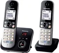 Produktbild: PANASONIC - Panasonic KX-TG6822 Duo Schnurloses Festnetztelefon - KX-TG6822FRB