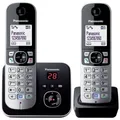 Produktbild: Panasonic KX-TG6822FRB Duo Telephones Sans fil Noir FR