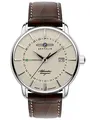Produktbild: Zeppelin Herrenuhr mit Lederband Serie Atlantic Quarz GMT Datum 8442-5