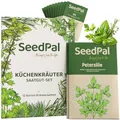 Produktbild: SeedPal Kräutersamen Set - 12 Beliebtesten Küchenkräuter - Kräuter der Provence, italienische Kräuter - Kräutergarten für Küche oder Balkon - Samen Saatgut - Gartenkräuter Sorten