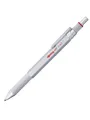 Produktbild: Rotring rOtring 6 3-in-1-Schreibgerät mit Kugelschreiber und Druckbleistift | Kugelschreiber mit 2 feinen Spitzen (schwarze und rote Tinte) | 1 Druckbleistift mit Spitze (,5-mm-Mine) | Silber