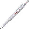Produktbild: rotring 600 Multipen 3in1 silber Feinminenstift Kugelschr. bl/rot Schreibgerät