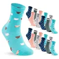 Produktbild: sockenkauf24 Socken 10 Paar Kinder Socken Jungen & Mädchen Baumwolle Kindersocken (27-30) - 54377 rot 27-30