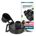 Produktbild: Paratito® Sport-Dreh Verschluss, auslaufsicher bei Kohlensäure, bequemes Trinken beim Wandern und Sport, Bottle kompatibel…