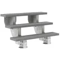 Produktbild: Dolle Außentreppe Gardenstep 120cm breit 3 Stufen Trimax grau 55,5-67,5cm Steigungshöhe ohne Geländer