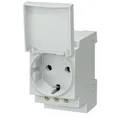 Produktbild: Siemens Dig.Industr. Steckdose mit Klappdeckel 5TE6801 Abdeckung Stecker